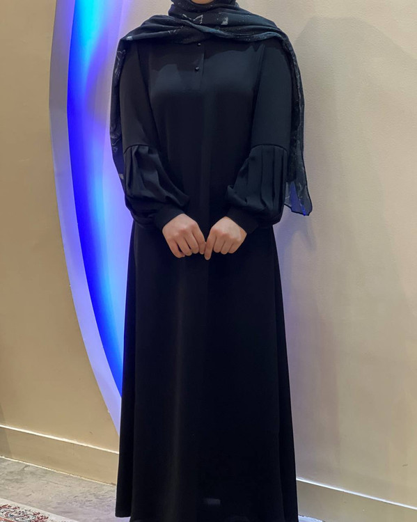 خرید اینترنتی مانتو عبا مشکی